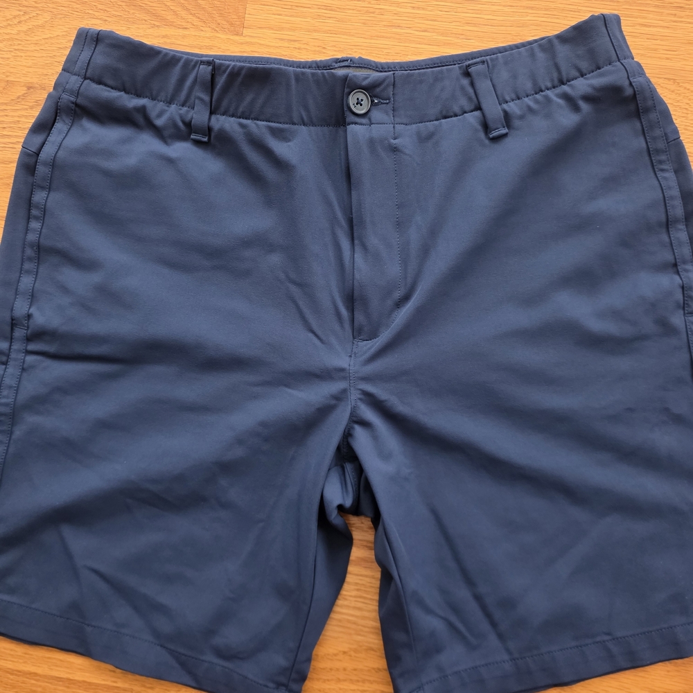 Under Armour Navy Men's Flat Front Shorts